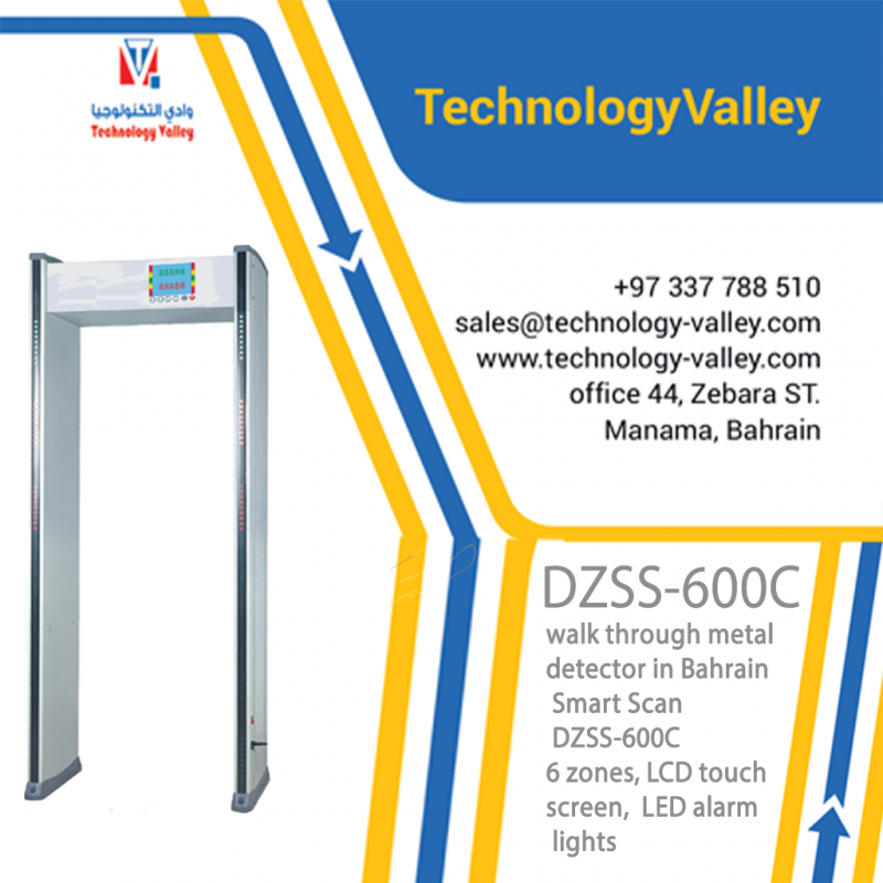 DZMD-600 12 zones arched walkthrough metal detector